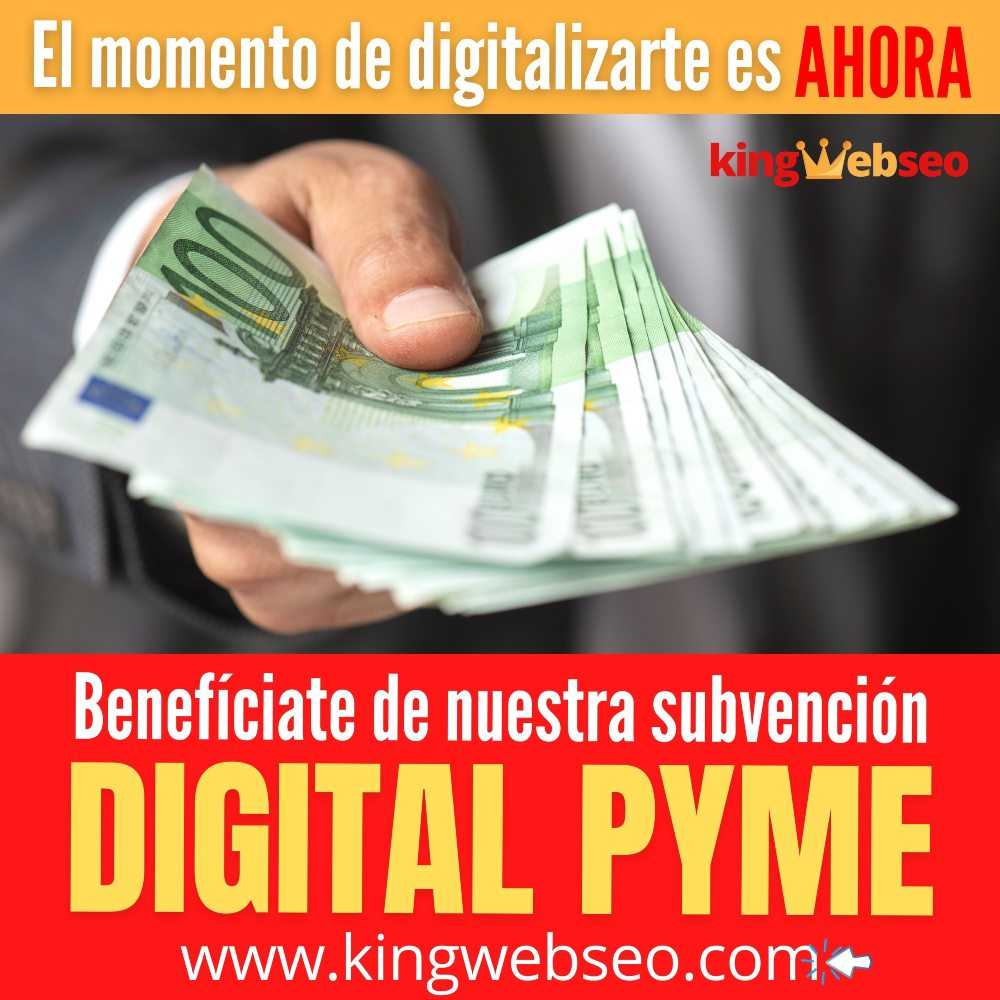 Subvención Digital Pyme - KING WEB SEO